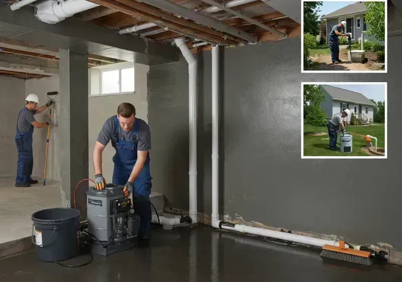 Basement Waterproofing and Flood Prevention process in Rocky Point, NC